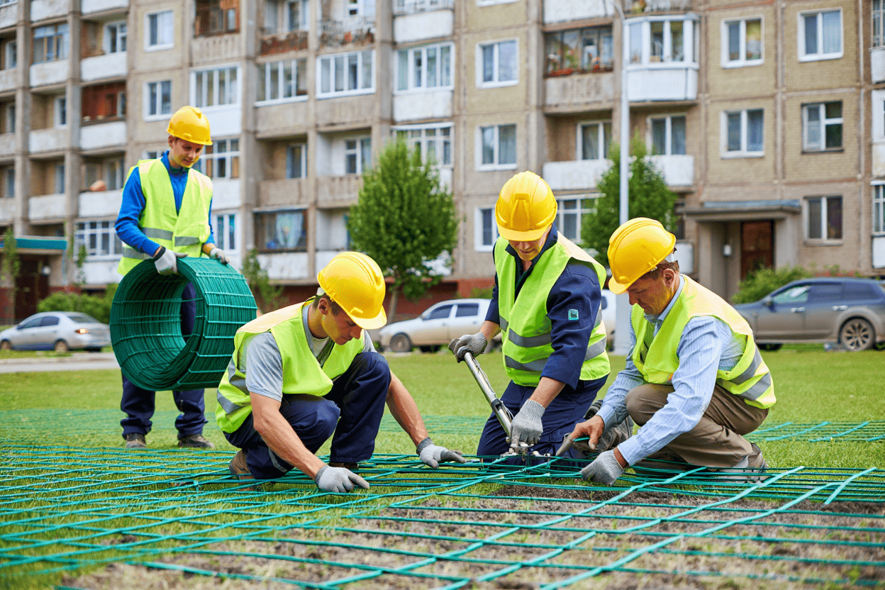 Газонные решётки и эко покрытия